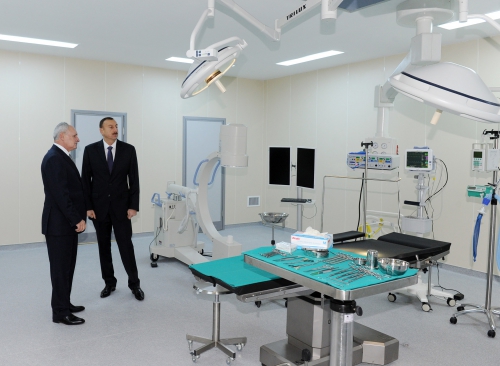 President Ilham Aliyev opens Agdash Central Hospital (PHOTO)