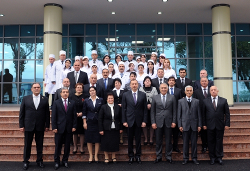 President Ilham Aliyev opens Agdash Central Hospital (PHOTO)