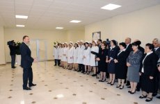 President Ilham Aliyev opens Agdash Central Hospital (PHOTO)