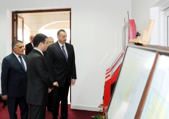 President Aliyev inaugurates several objects in Agsu (PHOTO)