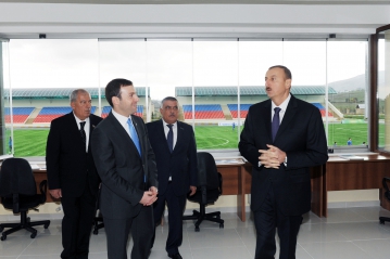 President Aliyev inaugurates several objects in Agsu (PHOTO)