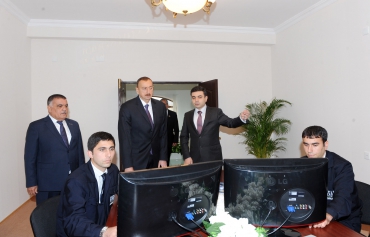 President Aliyev inaugurates several objects in Agsu (PHOTO)