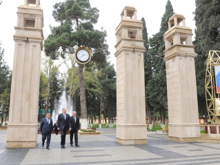 President Aliyev inaugurates several objects in Agsu (PHOTO)