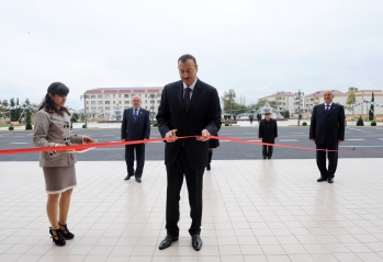 President Ilham Aliyev opens Heydar Aliyev Center in Ujar (PHOTO)
