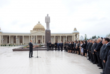 President Ilham Aliyev opens Heydar Aliyev Center in Ujar (PHOTO)