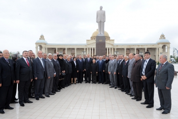 President Ilham Aliyev opens Heydar Aliyev Center in Ujar (PHOTO)