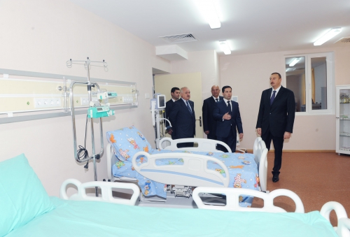 President Ilham Aliyev inaugurates newly-reconstructed Ujar children`s hospital (PHOTO)
