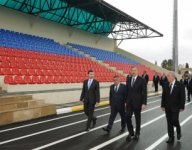 President Aliyev inaugurates several objects in Agsu (PHOTO)