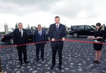President Aliyev inaugurates several objects in Agsu (PHOTO)