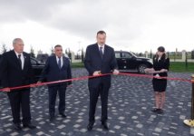 President Aliyev inaugurates several objects in Agsu (PHOTO)