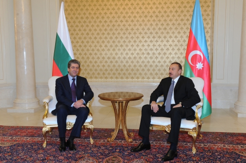 Azerbaijani, Bulgarian presidents meet one-on-one (PHOTO)