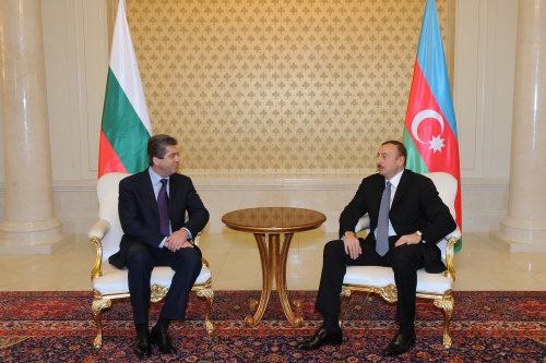 Azerbaijani, Bulgarian presidents meet one-on-one (PHOTO)