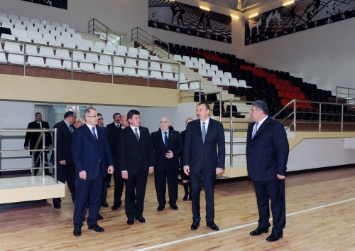 Azerbaijani president inaugurates Gabala Olympic Sports Complex (PHOTO)