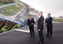 Azerbaijani President inspects construction work in Gabala Horse Racing Complex (PHOTO)
