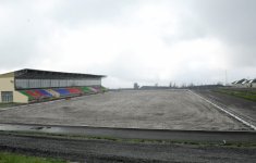 Azerbaijani President inspects construction work in Gabala Horse Racing Complex (PHOTO)
