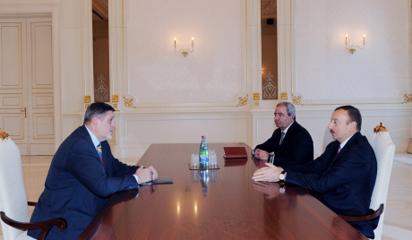 Azerbaijani President Ilham Aliyev receives UNECE Secretary General Jan Kubis