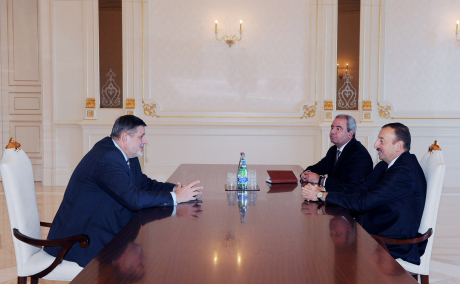 Azerbaijani President Ilham Aliyev receives UNECE Secretary General Jan Kubis