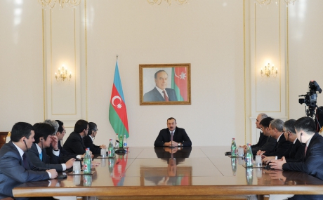 President Ilham Aliyev receives participants of CAREC Ministerial Conference