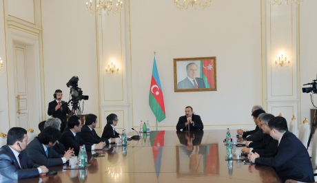 President Ilham Aliyev receives participants of CAREC Ministerial Conference