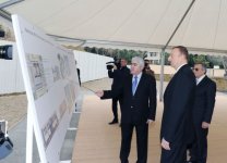 Azerbaijani president breaks ground for Central Scientific Library of Azerbaijan National Academy of Sciences (PHOTO)
