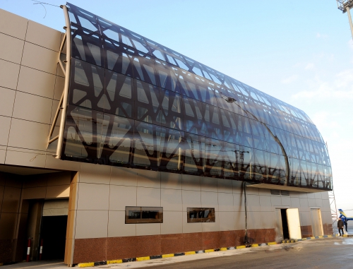 Azerbaijani President inspects course of construction work at new terminal building of Heydar Aliyev International Airport (PHOTO)