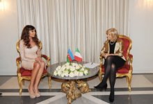 Azerbaijani First Lady attends ceremony marking 20th anniversary of restoration of Azerbaijan’s independence in Rome (PHOTO)