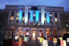 Azerbaijani First Lady attends ceremony marking 20th anniversary of restoration of Azerbaijan’s independence in Rome (PHOTO)