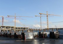 Azerbaijani President inspects course of construction work at new terminal building of Heydar Aliyev International Airport (PHOTO)
