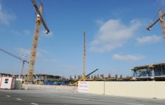 Azerbaijani President inspects course of construction work at new terminal building of Heydar Aliyev International Airport (PHOTO)