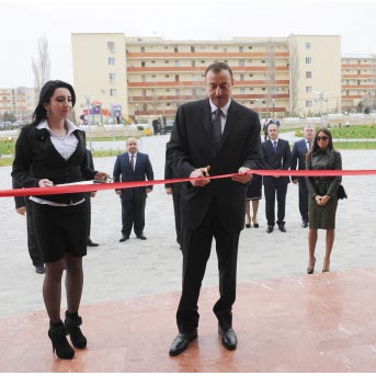 Azerbaijani President inaugurates Sumgait Olympic Sports Complex (PHOTO)