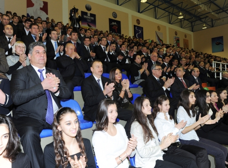 Azerbaijani President inaugurates Sumgait Olympic Sports Complex (PHOTO)