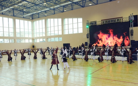 Azerbaijani President inaugurates Sumgait Olympic Sports Complex (PHOTO)