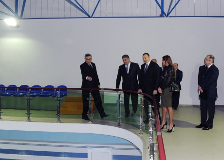 Azerbaijani President inaugurates Sumgait Olympic Sports Complex (PHOTO)