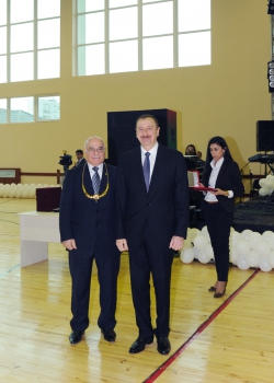 Azerbaijani President inaugurates Sumgait Olympic Sports Complex (PHOTO)