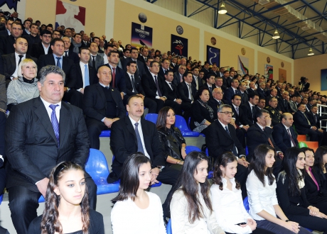 Azerbaijani President inaugurates Sumgait Olympic Sports Complex (PHOTO)