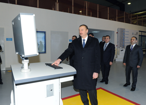 Ilham Aliyev inaugurates plant of modern construction materials “AAC” in Garadag district (PHOTO)