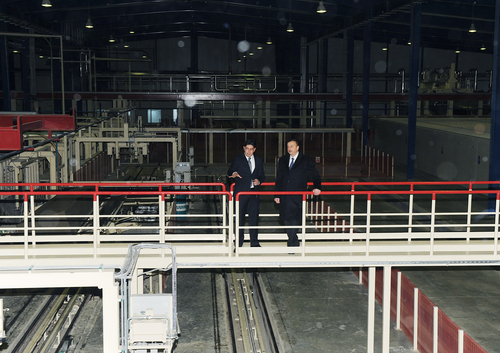 Ilham Aliyev inaugurates plant of modern construction materials “AAC” in Garadag district (PHOTO)