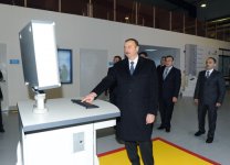 Ilham Aliyev inaugurates plant of modern construction materials “AAC” in Garadag district (PHOTO)