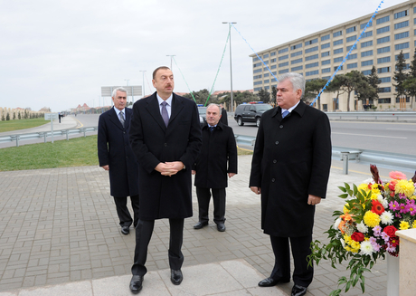 President Ilham Aliyev opens Buzovna junction`s tunnel and overpass (PHOTO)