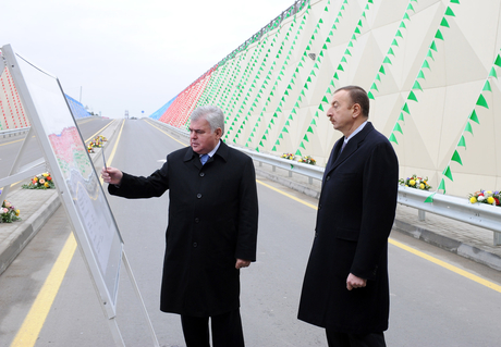 President Ilham Aliyev opens Buzovna junction`s tunnel and overpass (PHOTO)