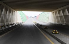 President Ilham Aliyev opens Buzovna junction`s tunnel and overpass (PHOTO)