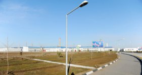 Azerbaijani President opens Ganja aluminum factory complex (PHOTO)
