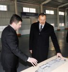 Azerbaijani President opens Ganja aluminum factory complex (PHOTO)