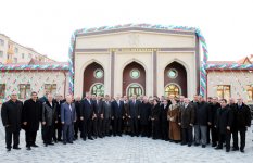 Azerbaijani President inaugurates IDP quarter in Goranboy (PHOTO)
