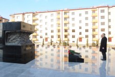 Azerbaijani President inaugurates IDP quarter in Goranboy (PHOTO)