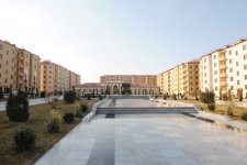 Azerbaijani President inaugurates IDP quarter in Goranboy (PHOTO)