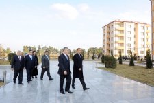 Azerbaijani President inaugurates IDP quarter in Goranboy (PHOTO)