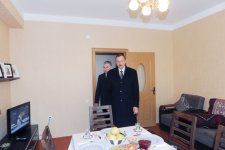 Azerbaijani President inaugurates IDP quarter in Goranboy (PHOTO)