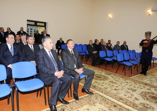 Azerbaijani President inaugurates IDP quarter in Goranboy (PHOTO)