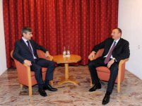 Azerbaijani President meets President of Microsoft International